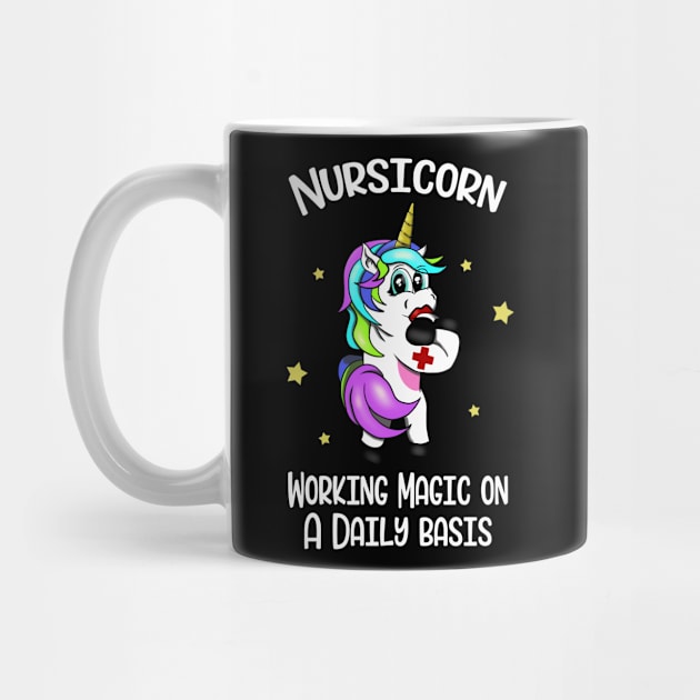 Nurse Unicorn Medical Assistant Nursicorn Scrub by Foxxy Merch